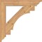 Ekena Millwork Merced Traditional Smooth Bracket, Western Red Cedar, 3 1/2"W x 26"D x 26"H BKT04X26X26MRC01SWR - alternate 4